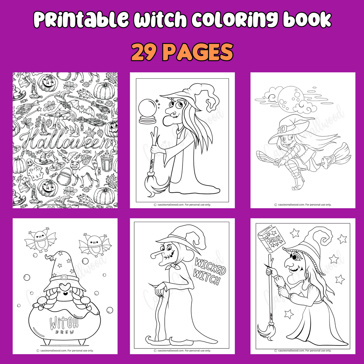 Wicked Witch Coloring Pages