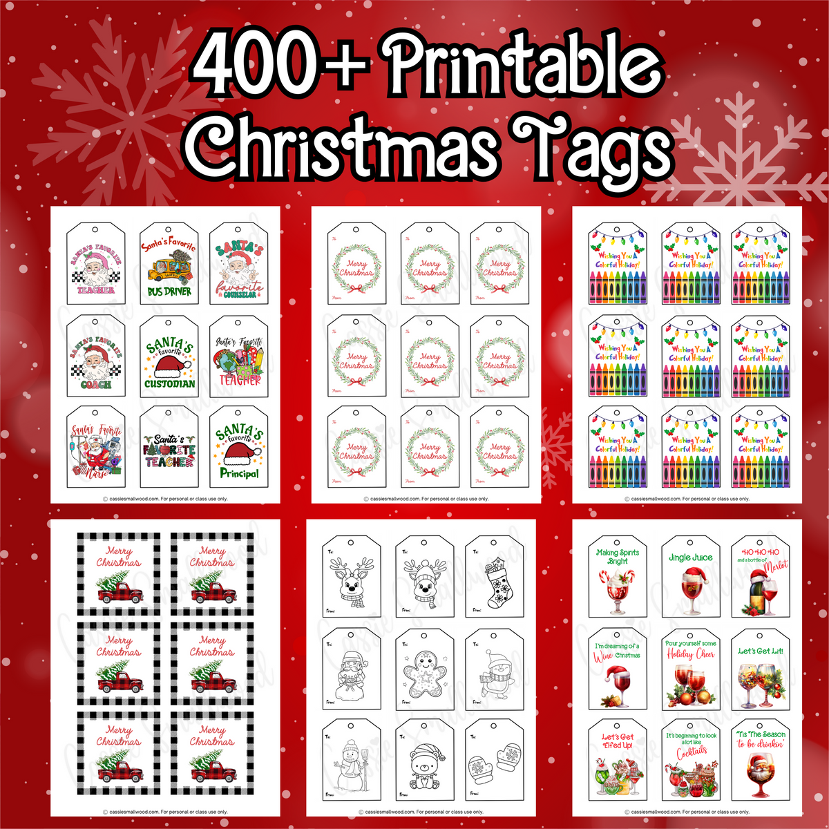 400 Free Printable Christmas Tags for your Holiday Gifts  Christmas tags  printable, Christmas tag templates, Christmas gift tags printable