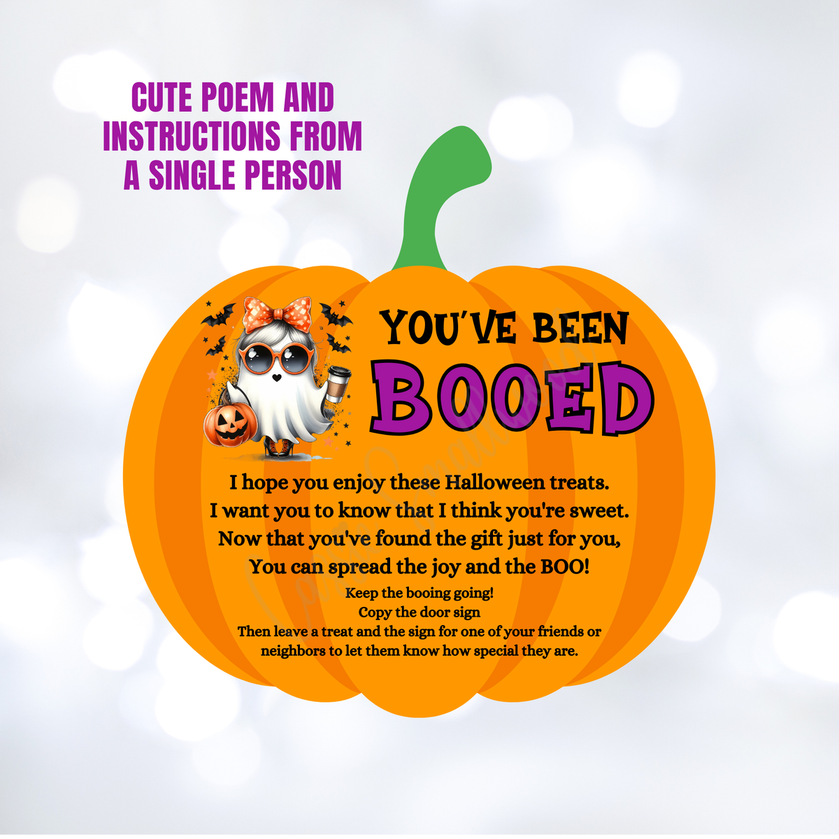 Halloween Booed Printables Cassie Smallwood