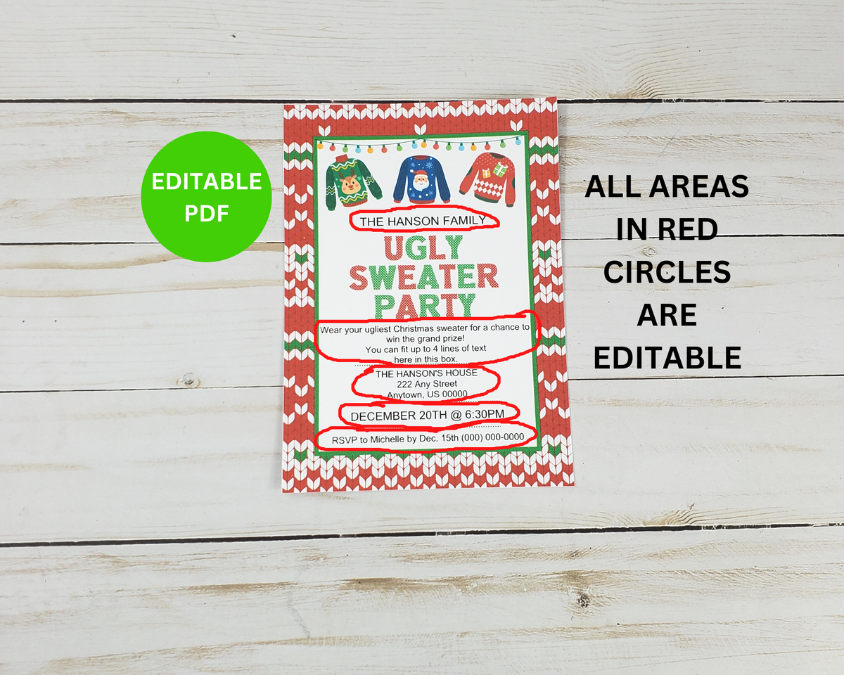 Ugly sweater 2025 winner certificate