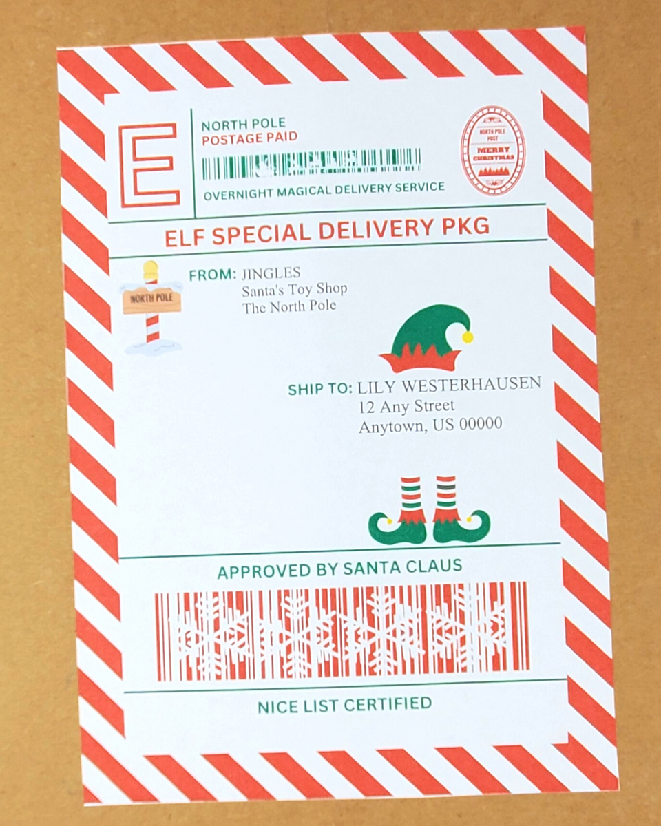 editable-north-pole-mailing-label-from-elf-cassie-smallwood for Free Printable Santa Shipping Label Editable North Pole Mailing Label From Elf – Cassie Smallwood for Free Printable Santa Shipping Label