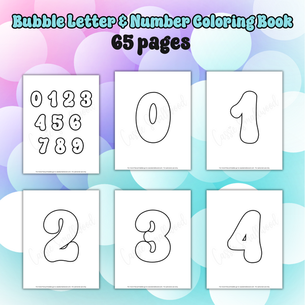 Printable Bubble Letters And Numbers Coloring Book (65 Pages) – Cassie Smallwood printable-bubble-letters-and-numbers-coloring-book-65-pages-cassie-smallwood