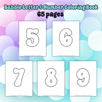 bubble numbers outlines printable pdf bubble numbers coloring pages
