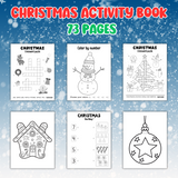 Christmas color by number, Christmas crossword puzzle, Christmas counting worksheets, Christmas coloring pages
