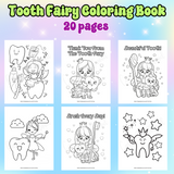 Printable tooth fairy coloring book, Tooth fairy coloring pages to print, Tooth Fairy ideas