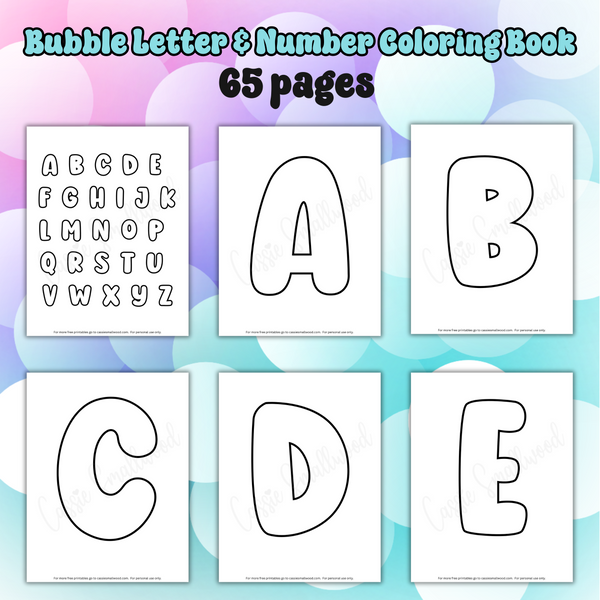 Printable Bubble Letters And Numbers Coloring Book (65 Pages) – Cassie Smallwood printable-bubble-letters-and-numbers-coloring-book-65-pages-cassie-smallwood