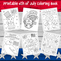 printable patriotic coloring pages 4th of July coloring book