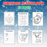 Printable Christmas coloring pages, Christmas activity sheets for kids printable
