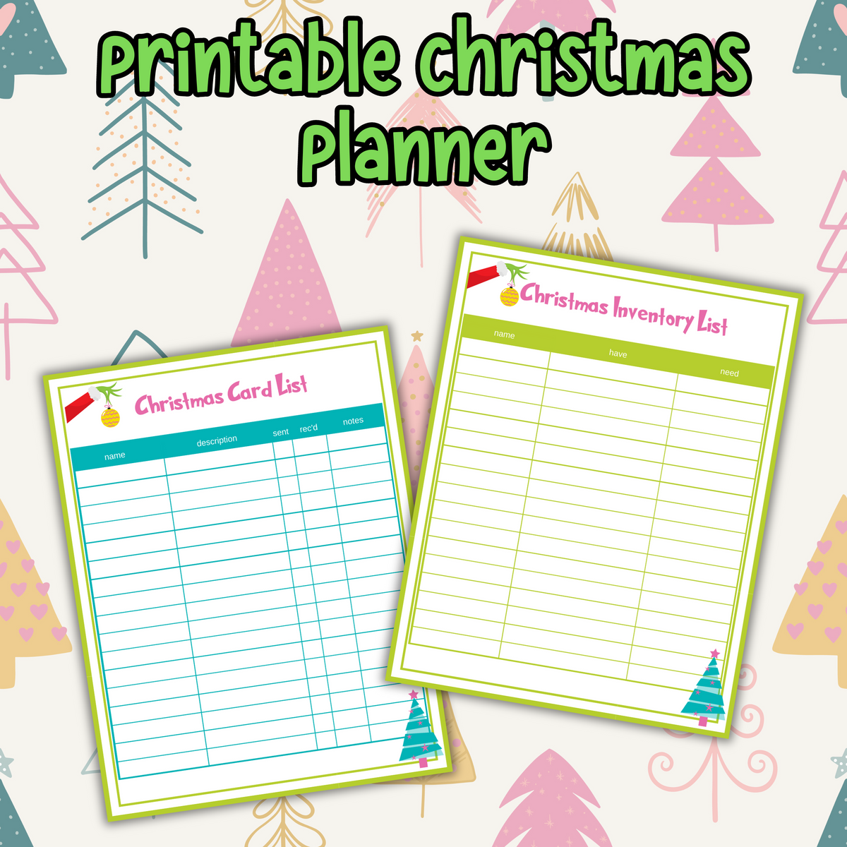 Printable Christmas Planner – Cassie Smallwood