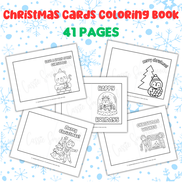Christmas Coloring Cards Printable (41 Pages) – Cassie Smallwood christmas-coloring-cards-printable-41-pages-cassie-smallwood