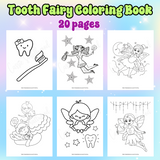 tooth fairy gift idea no money tooth fairy coloring book printable digital download