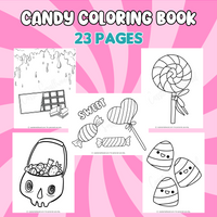 printable candy coloring book for kids chocolate coloring page lollipop coloring pictures candy corn coloring page Halloween candy coloring sheets