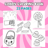 printable candy coloring book for kids chocolate coloring page lollipop coloring pictures candy corn coloring page Halloween candy coloring sheets