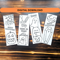 48 Cute Printable Halloween Bookmarks