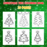 Printable Christmas tree coloring book Christmas tree coloring pages for kids