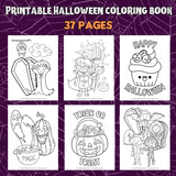 vampire coloring page wizard coloring sheet trick or treat coloring page mummy picture to color zombie coloring page Halloween coloring book for kids printable pdf