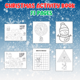 Christmas mazes printable, Christmas coloring pages, Christmas activity book