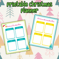 Christmas meal plan printables, Christmas meal planner printable Christmas planner