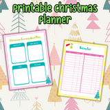 printable Christmas planner, Christmas meal plan printable, Christmas baking list to print out