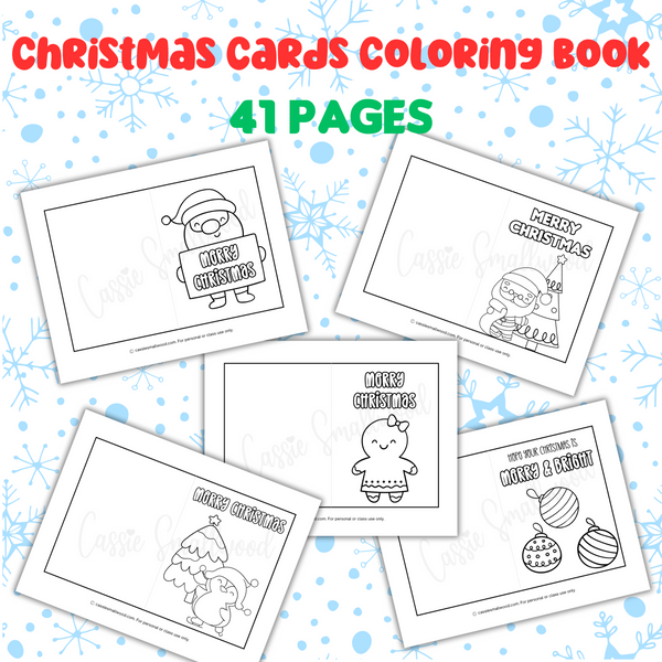 Christmas Coloring Cards Printable (41 Pages) – Cassie Smallwood christmas-coloring-cards-printable-41-pages-cassie-smallwood