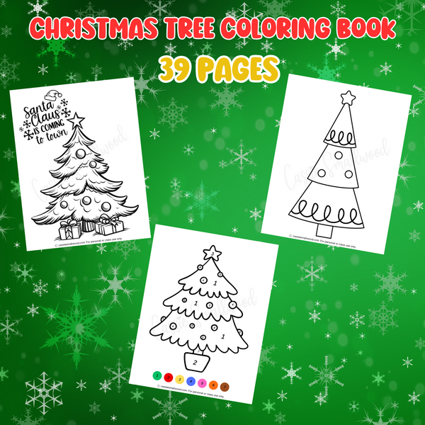 Printable Christmas Tree Coloring Book (39 Pages) – Cassie Smallwood printable-christmas-tree-coloring-book-39-pages-cassie-smallwood