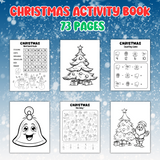 Christmas word search, Christmas I spy, Christmas counting game, Christmas coloring pages book