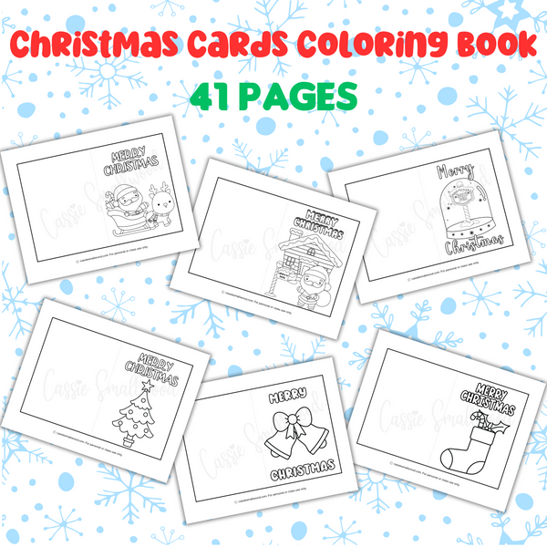 Christmas Coloring Cards Printable (41 Pages) – Cassie Smallwood christmas-coloring-cards-printable-41-pages-cassie-smallwood