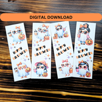 48 Cute Printable Halloween Bookmarks