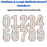 cute back to school theme bulletin board numbers printable pdf, display board numbers printable, classroom pin board decorations, school hallway decorations printable