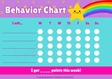 blank behavior chart for kids printable pdf, weekly behavior tracker preschool, behavior tracker elementary school kids