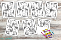alphabet flashcards to color printable abc coloring pages