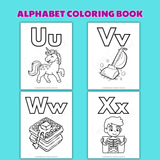 complete alphabet coloring pages a to z printable pdf, capital and lowercase letters coloring sheets preschool, letter u coloring page, letter v coloring page, letter w coloring page, letter x coloring page kindergarten