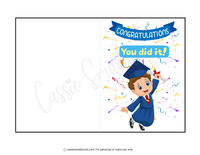 Printable Graduation Cards (20 Pages) – Cassie Smallwood
