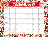 printable December 2029 calendar with holidays pdf, 2029 calendar monthly with holidays cute printable download, school calendar 2029 for classroom, full page 2029 wall calendar printable