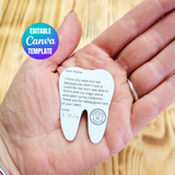 Editable Missing Tooth Fairy Letter For Swallowed Tooth Canva Template