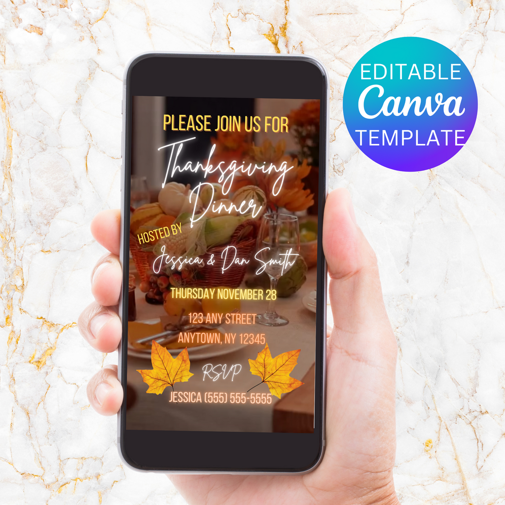 Thanksgiving Video Invite – Cassie Smallwood