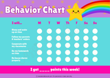 elementary school behavior chart printable pdf, preschool behavior tracker parents, homeschool behavior chart
