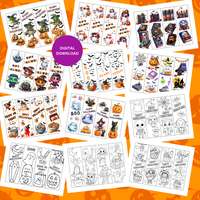 48 Cute Printable Halloween Bookmarks