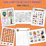 printable halloween activity bundle for kids pdf, Halloween coloring pages, Halloween games printable, Halloween activity sheets, Halloween worksheets, Halloween bingo, Halloween flashcards, Halloween bookmarks, Halloween word scramble, Halloween I spy, halloween coloring sheets