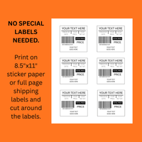 editable Halloween rice crispy meat labels printable Halloween roadkill stickers