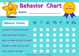 kids weekly behavior chart printable pdf, cute behavior chart for kids, individual student behavior chart, weekly behavior tracker elementary school, preschool behavior chart printable pdf