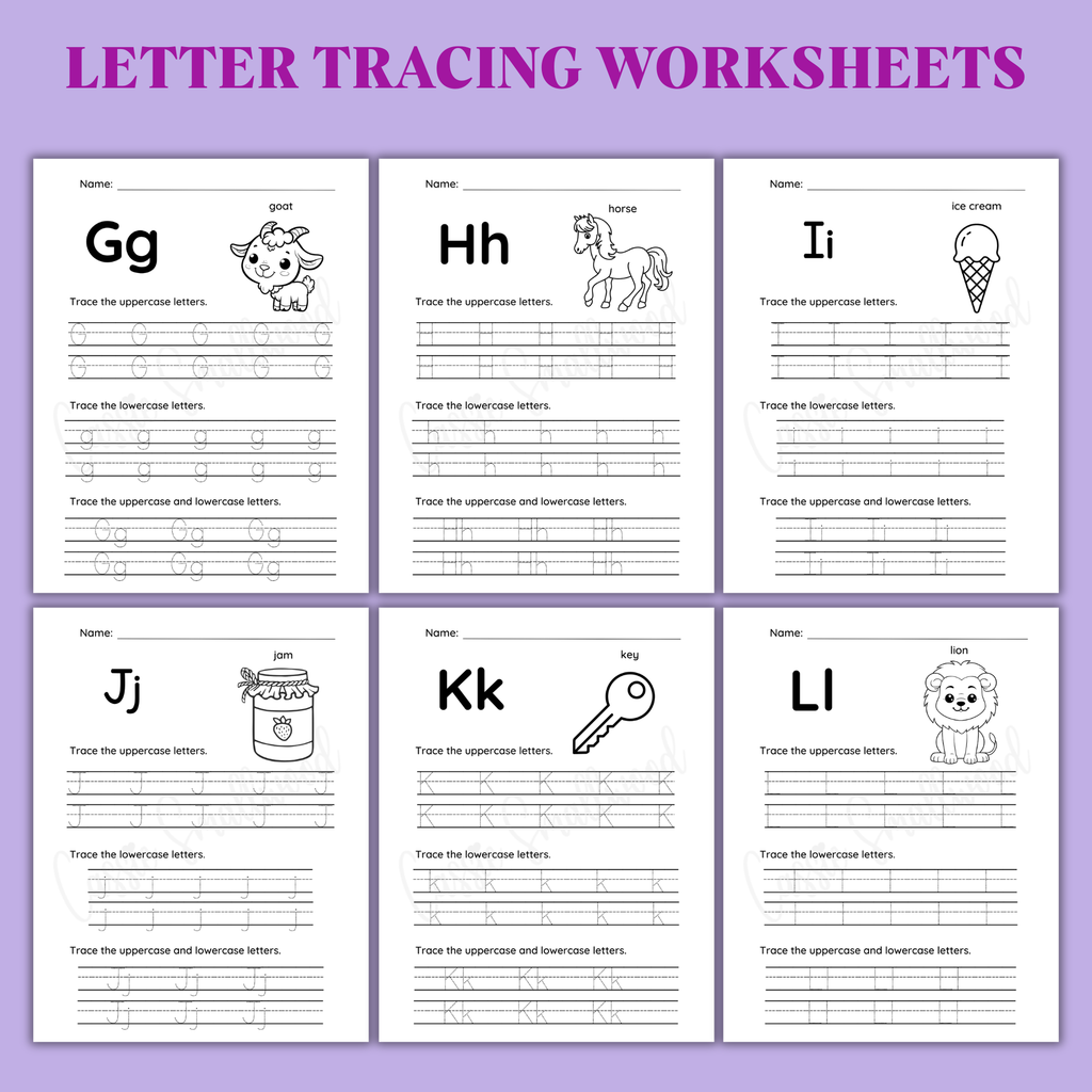 Printable Letter Tracing Book (29 Pages) – Cassie Smallwood