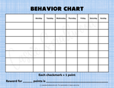 teenager behavior chart printable pdf, behavior reward chart for kids printable pdf, middle school behavior chart printable, high school behavior chart printable