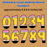 cute pencil bulletin board numbers printable pdf, back to school bulletin board ideas for teachers