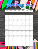 Vertical September 2028 wall calendar with holidays school colorful and cute