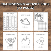 printable fall activity book