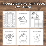 printable fall activity book