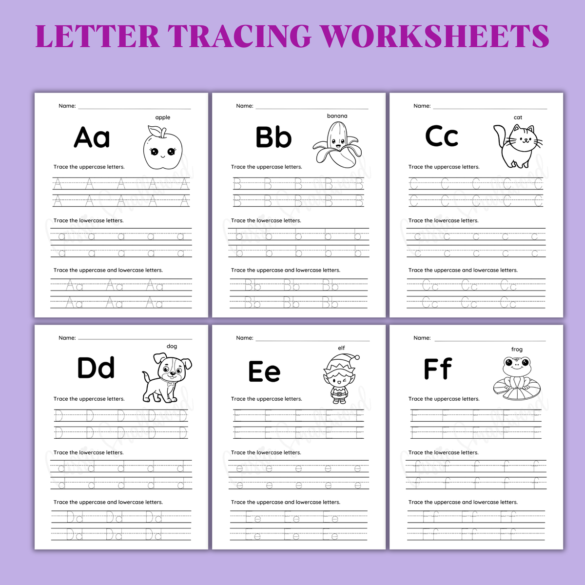 Printable Letter Tracing Book (29 Pages) – Cassie Smallwood