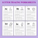 printable letter tracing book for kids pdf, letter tracing worksheets printable pdf, alphabet tracing sheets preschool, toddler abc tracing worksheets, alphabet coloring pages printable kindergarten