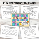 printable reading challenge for kids pdf, reading challenge template printable pdf, book reading challenge printable pdf, summer reading challenge printable pdf, elementary school reading challenge printable pdf, reading challenge board game printable pdf, classroom reading challenge primary school easy fun, 2nd grade reading challenge poster printable pdf, 3rd grade reading challenge free printable pdf
